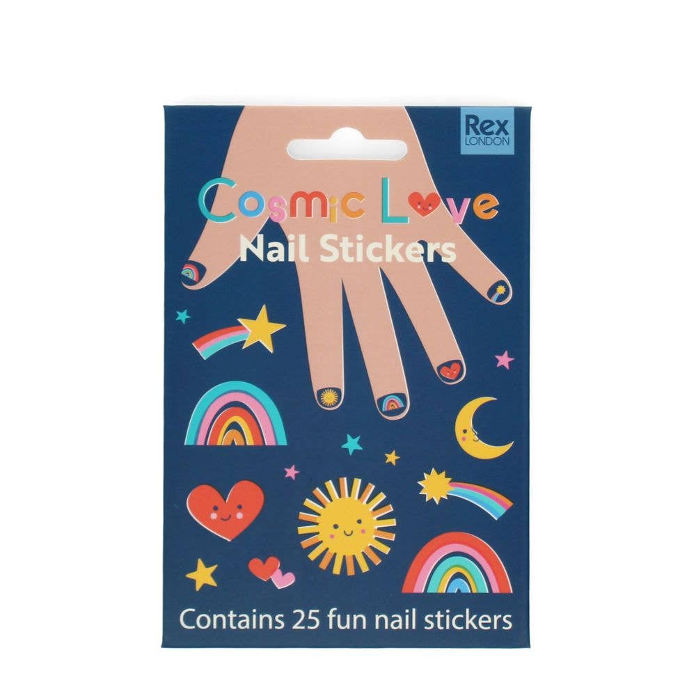 Rex London Child Nail Stickers - Cosmic Love