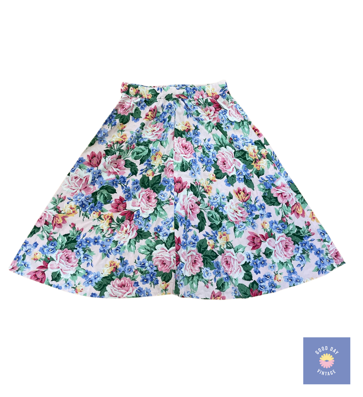 Vintage Handmade Floral Skirt
