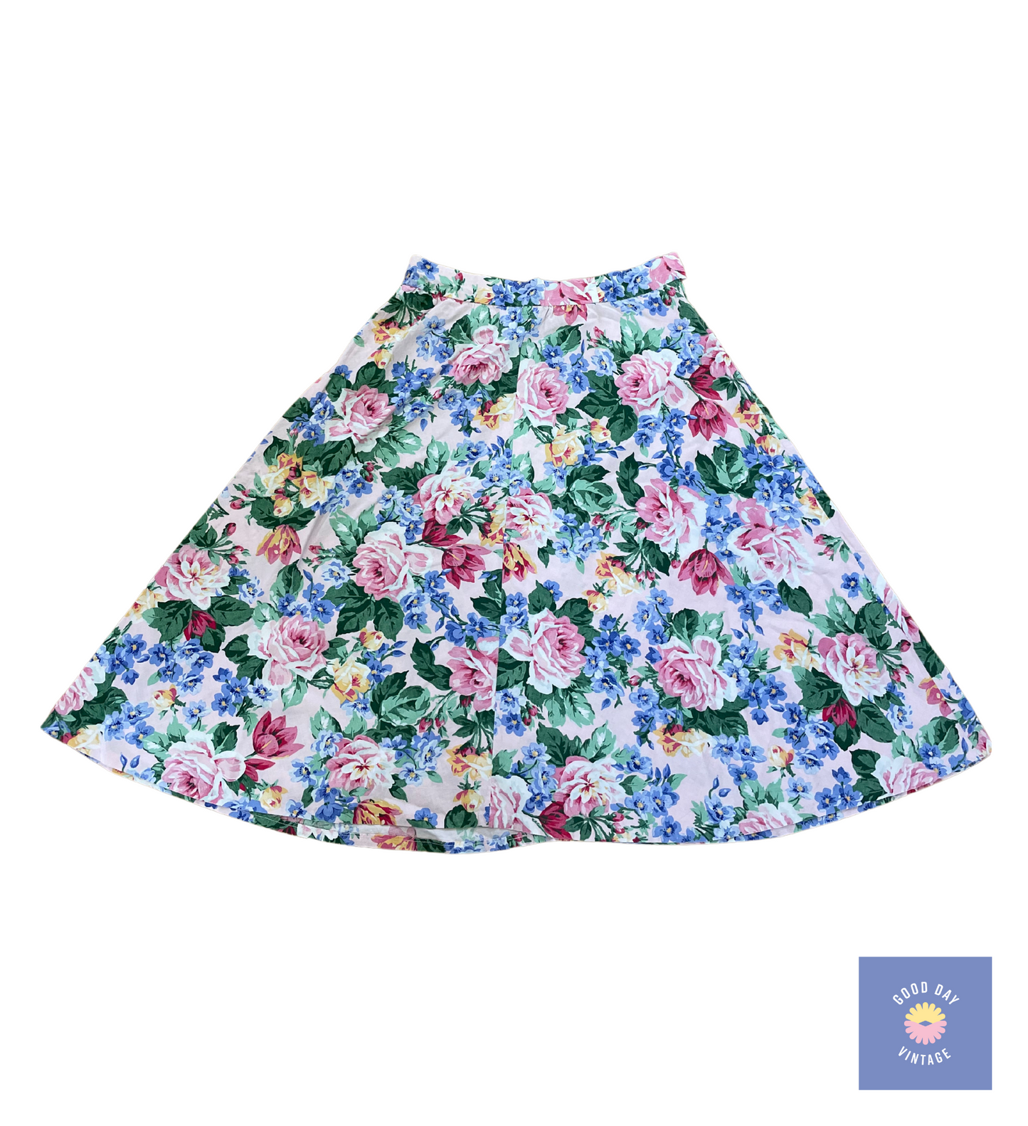 Vintage Handmade Floral Skirt