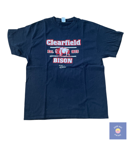 90's Clearfield Bison Make a Wish Cotton Tee