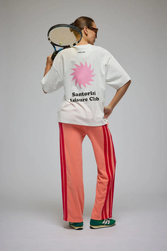Santorini Oversized Tee in Warm White