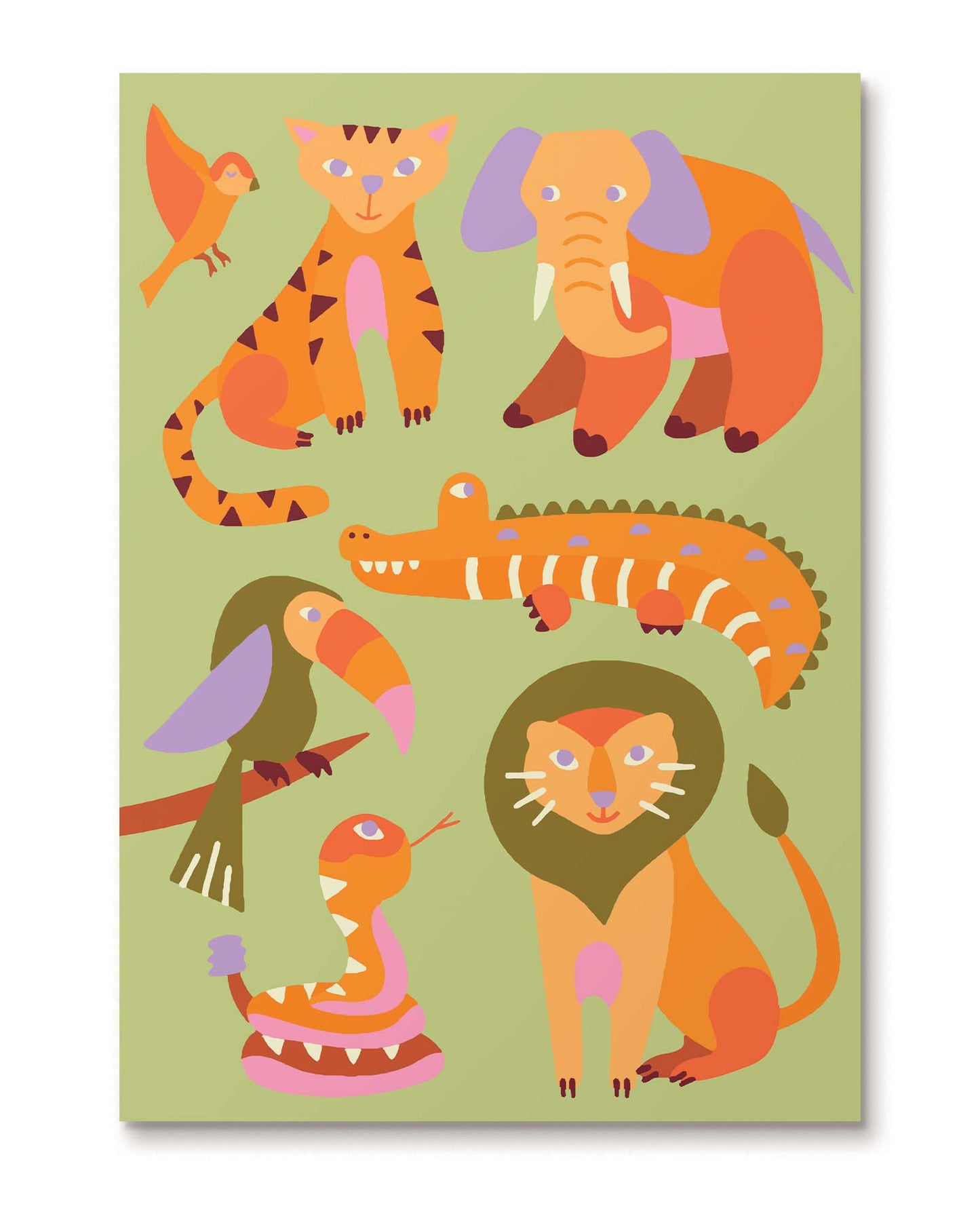New - Kids Paint by Numbers - Little Safari
