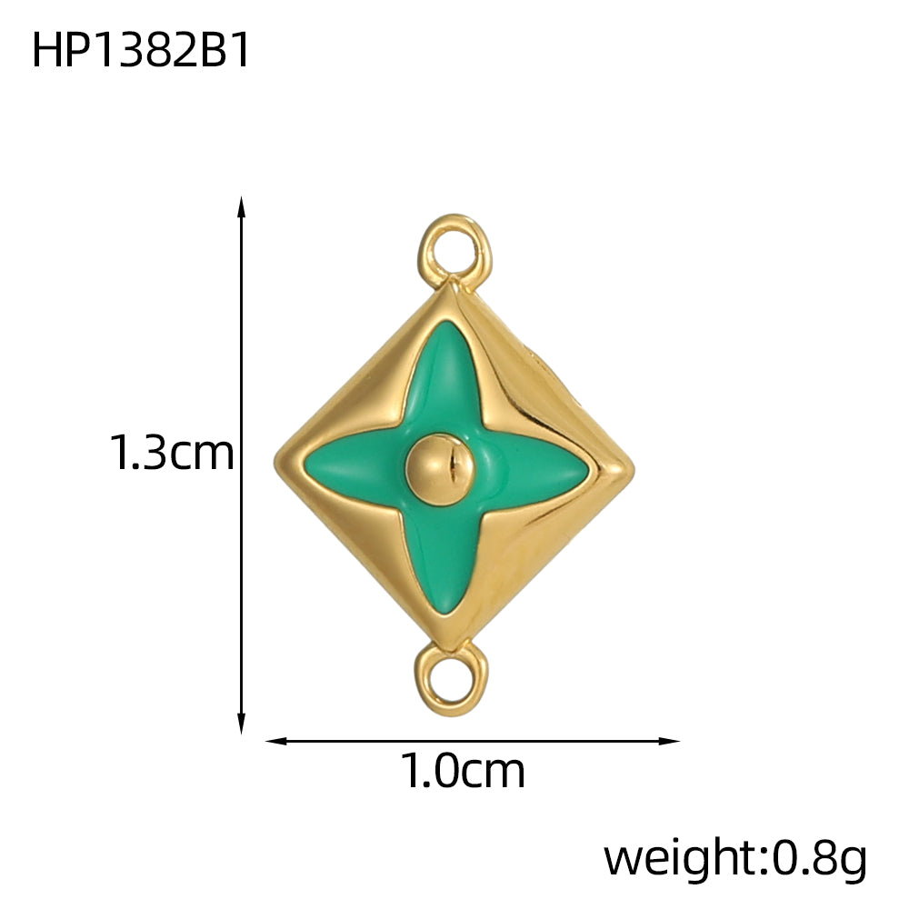 Green Star Charm