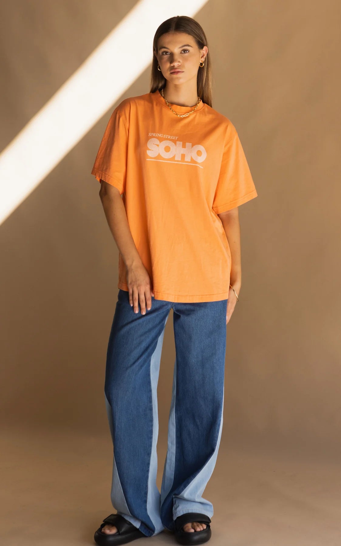 Soho Tee in Tangerine