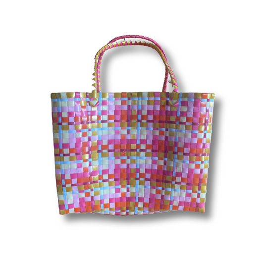 Multi Colour Recycled Market Basket