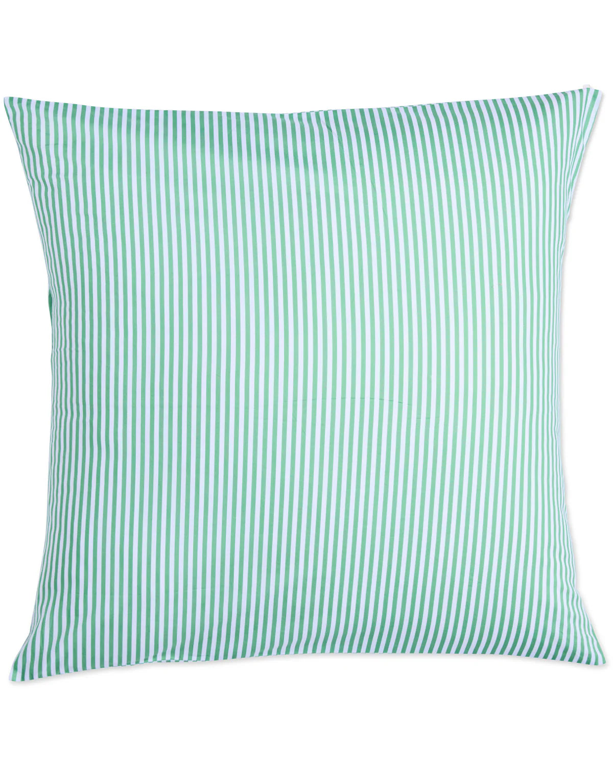 Tarragon Stripe Organic Cotton Euro Pillowcases (Set of 2)
