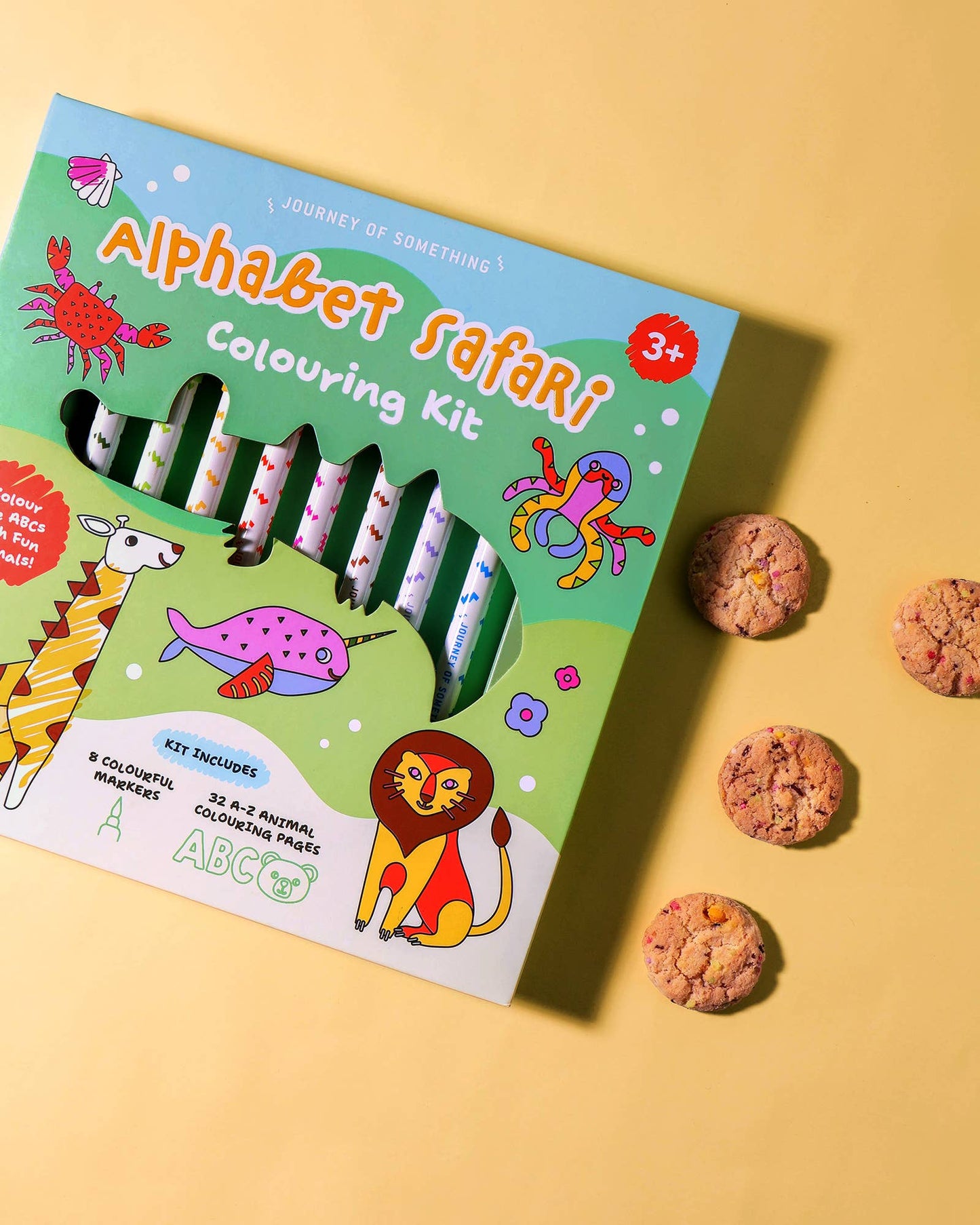 Alphabet Safari Colouring Kit