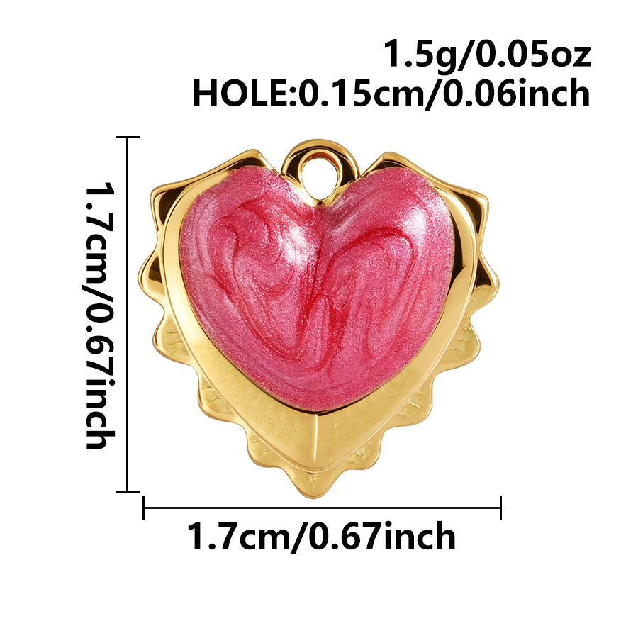 Spike Heart Charm