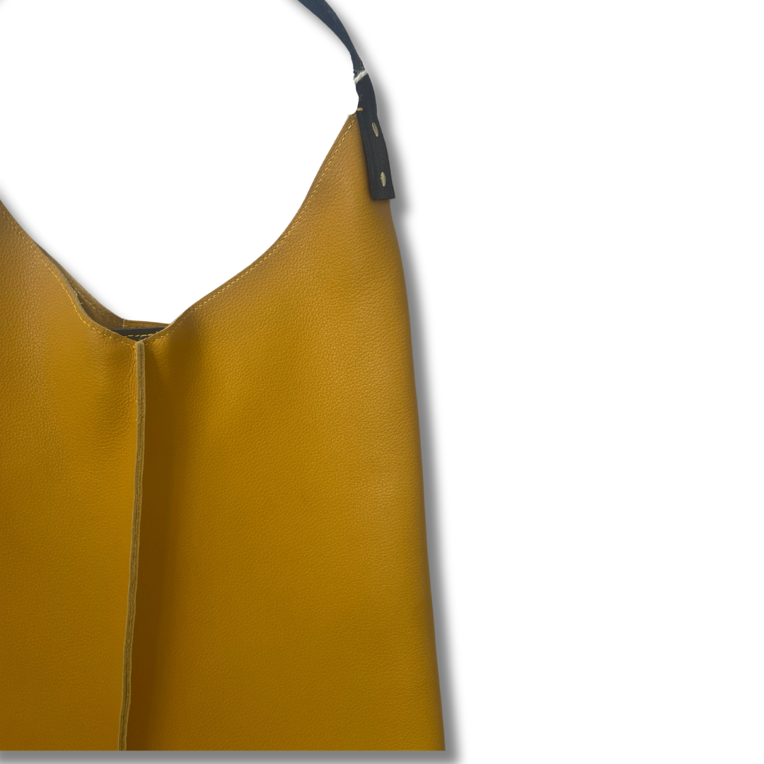 Wedgie Hand Bag in Saffron