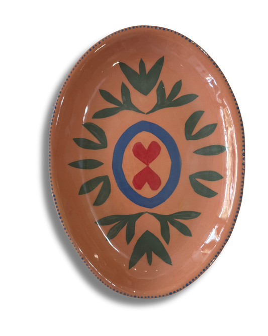 Blush Gum Large Platter Dish