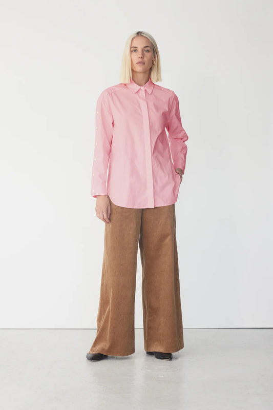 Petal Shirt in Rose Pink