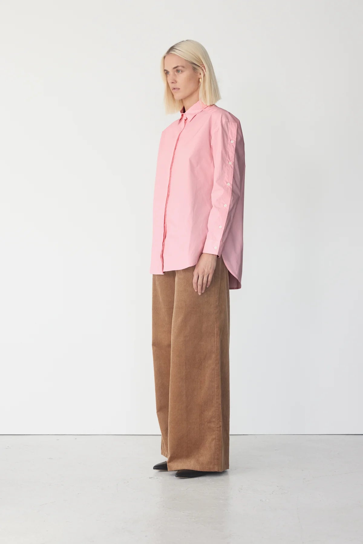 Petal Shirt in Rose Pink