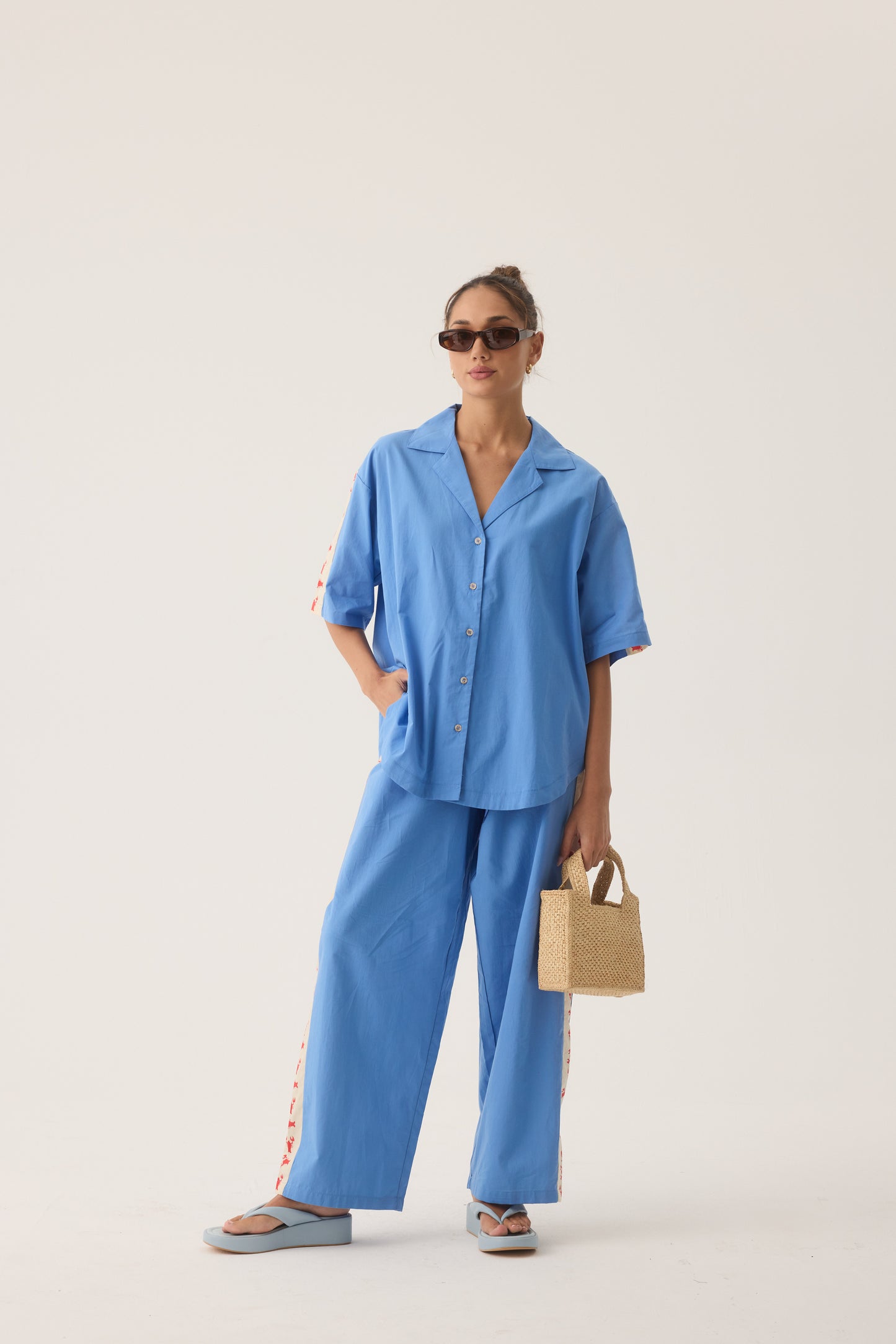 Lobster Shirt in French Blue