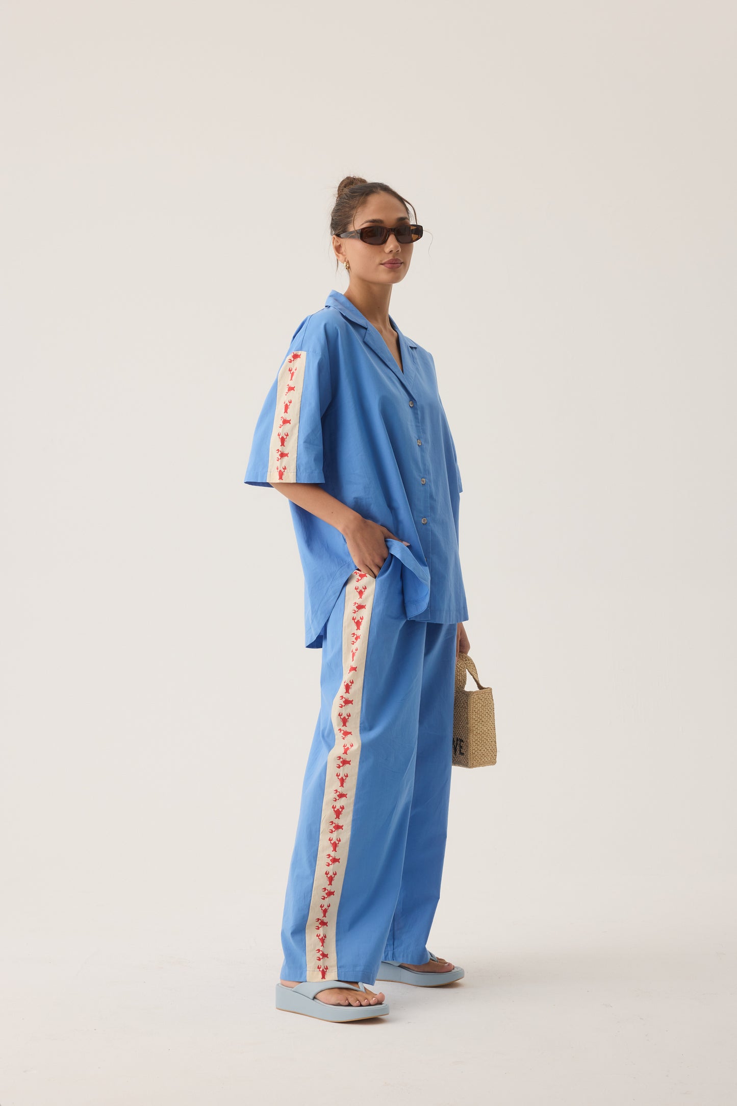 Lobster Shirt in French Blue
