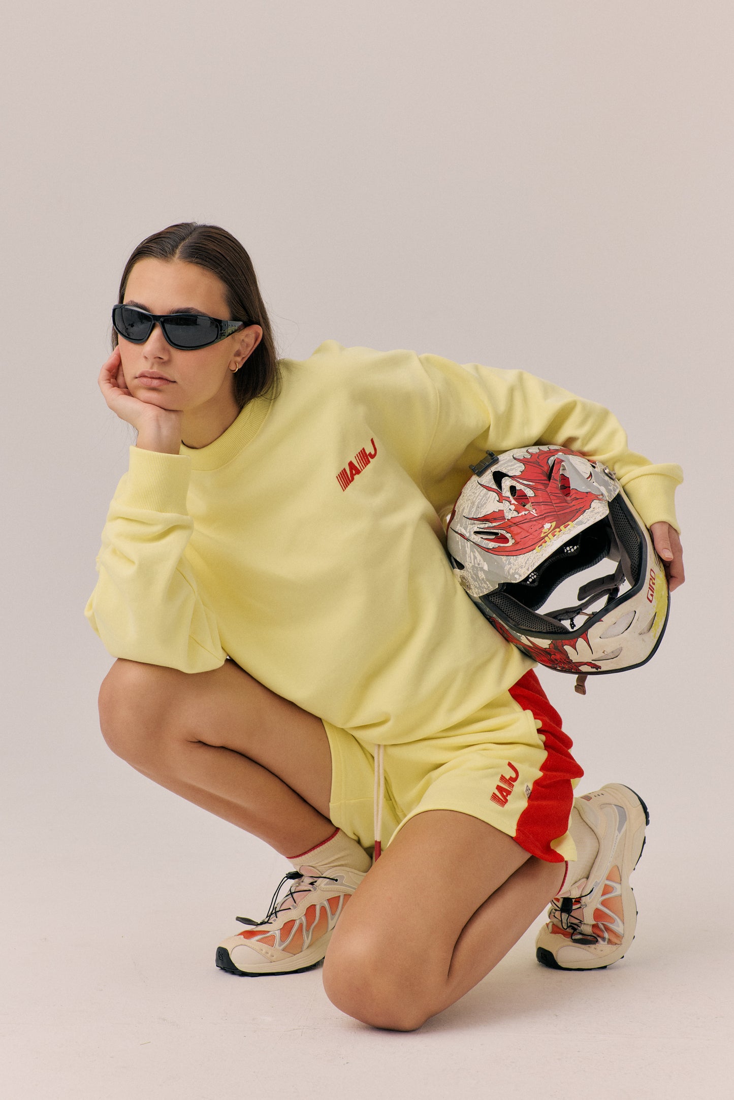 Speedy Sweatshirt in Yellow Iris