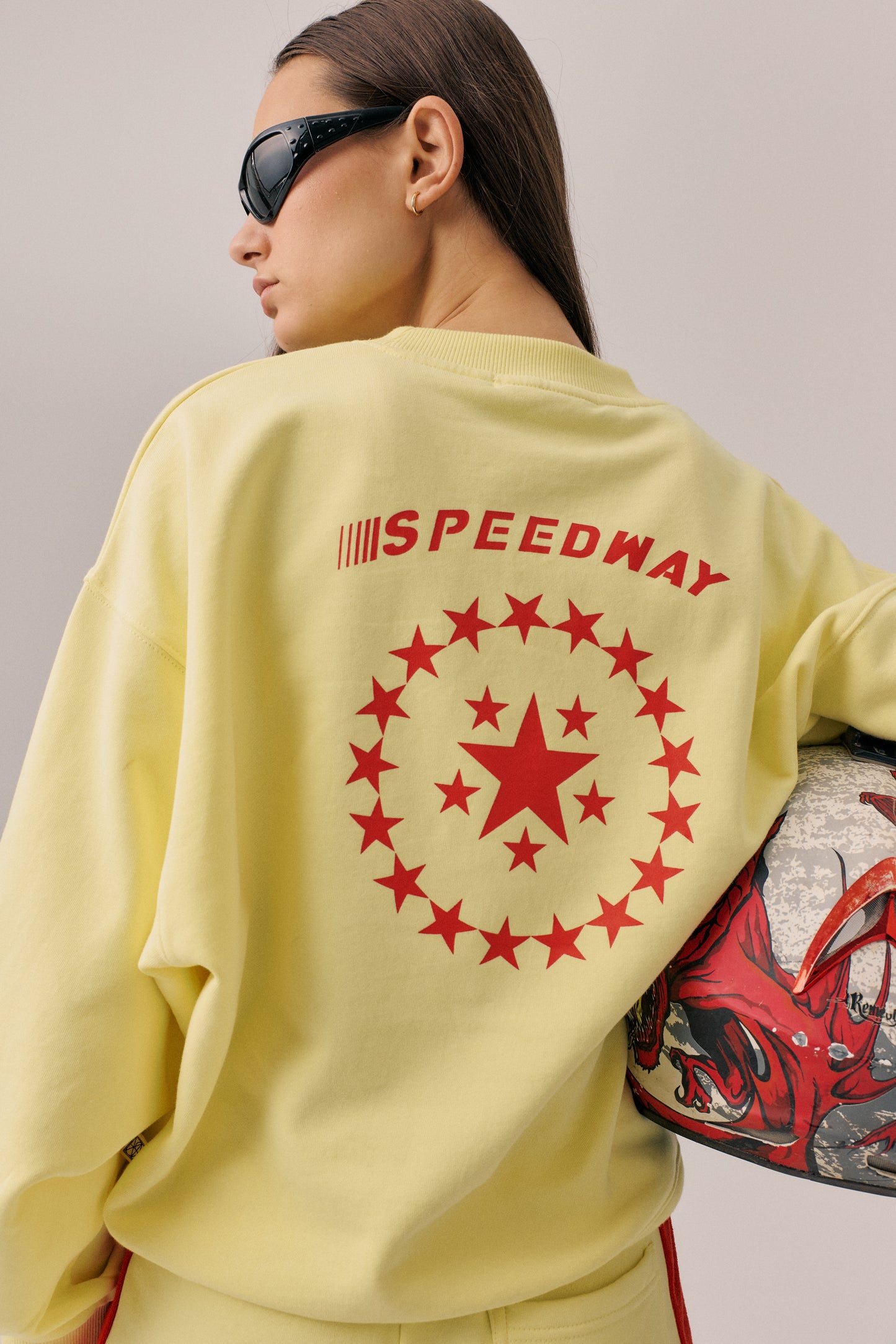 Speedy Sweatshirt in Yellow Iris
