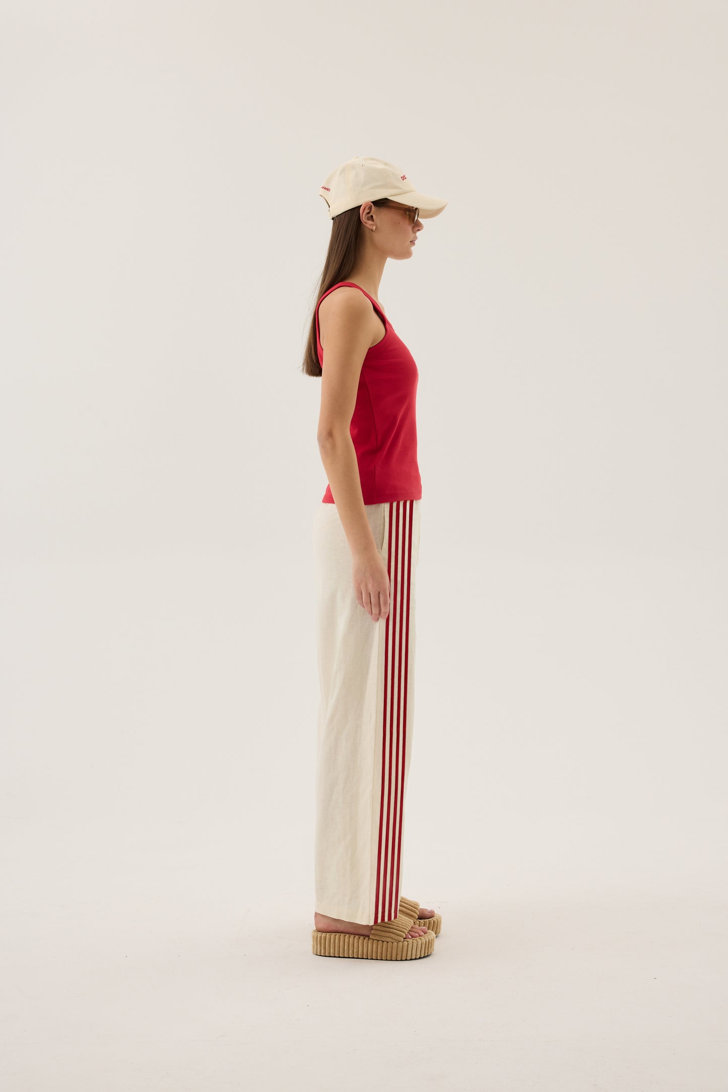 Chilli Knit Tank in Poppy Red