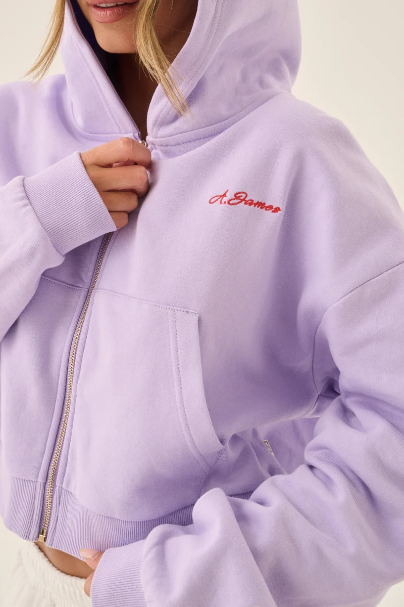 A James Zip Hoodie