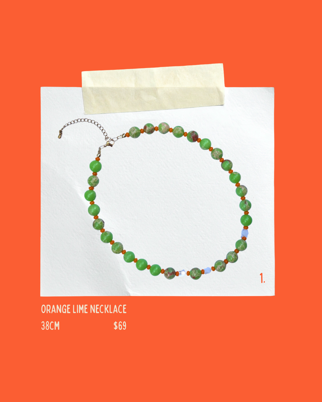 Orange Lime Necklace
