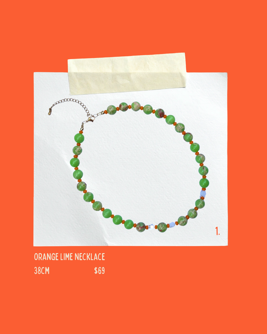 Orange Lime Necklace