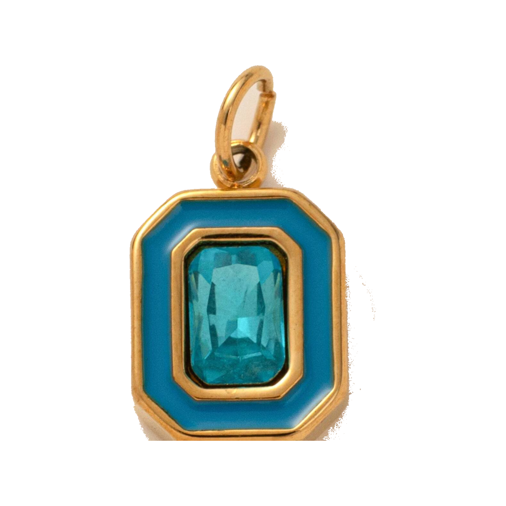 Blue Gem Charm
