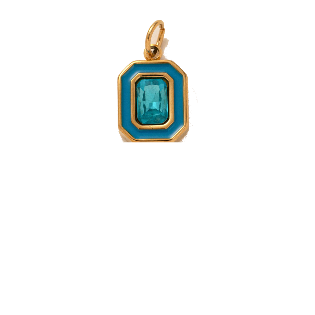 Blue Gem Charm