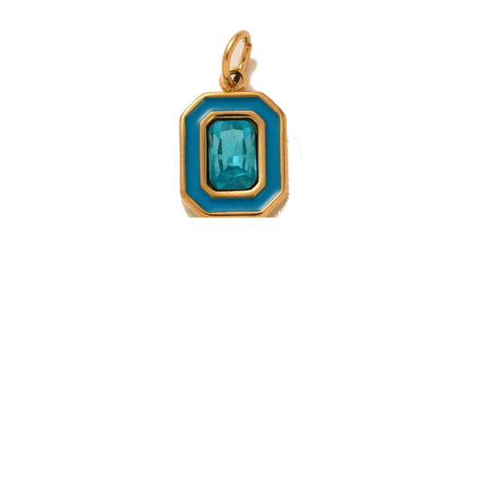 Blue Gem Charm