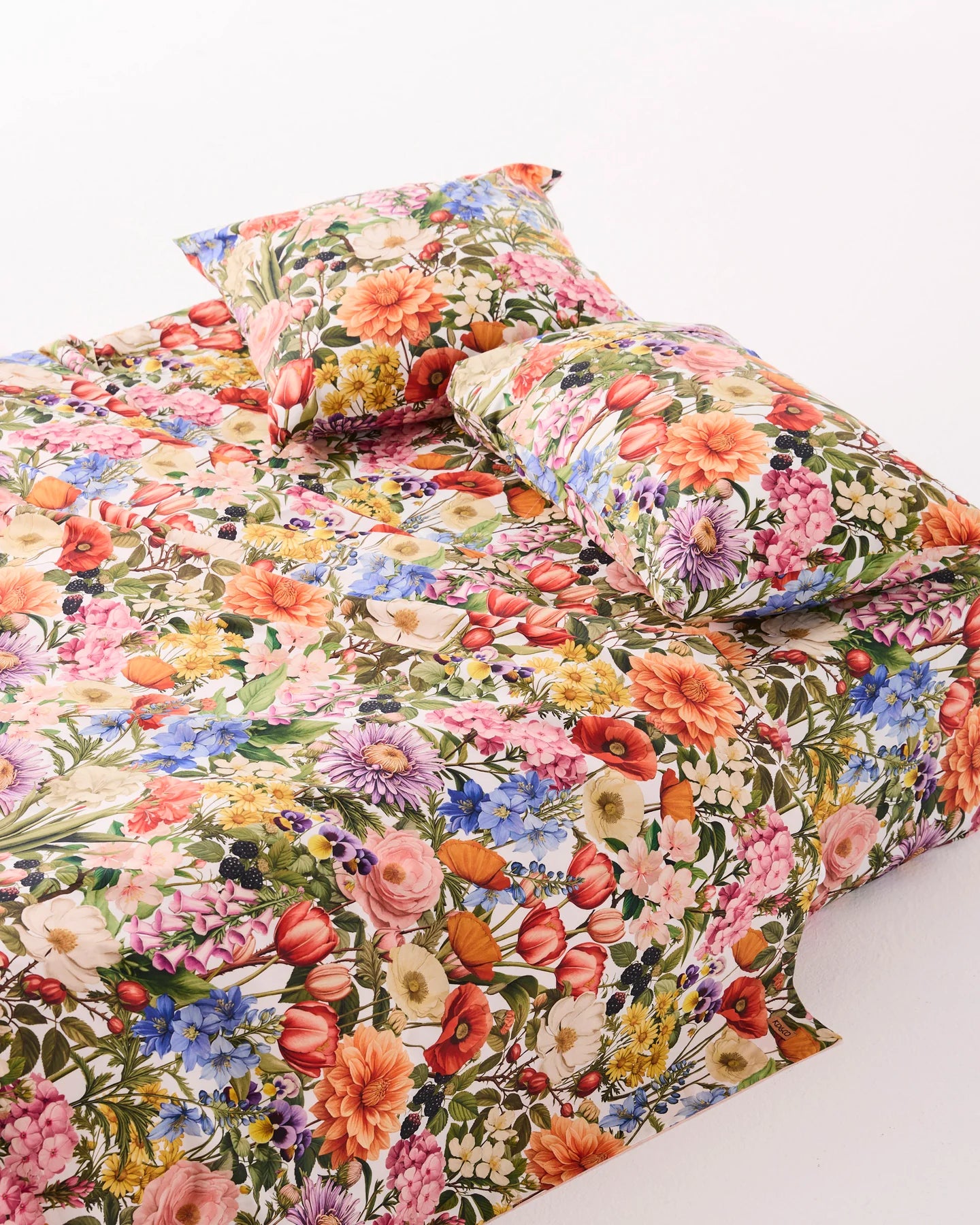 Cottage Garden Organic Cotton Quilt Cover