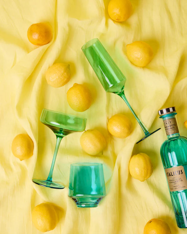 Pistachio Crush Margarita Glass 2 Peice Set