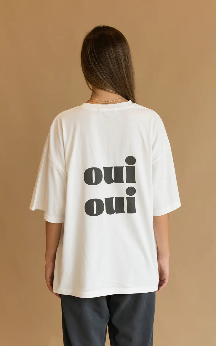 Oui Tee in Snow