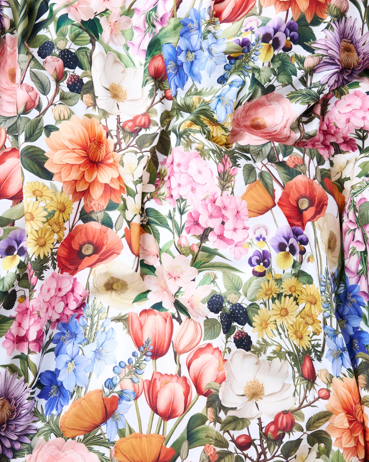 Cottage Garden Organic Cotton Quilt Cover