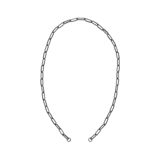 45cm Textured Paper Clip Silver