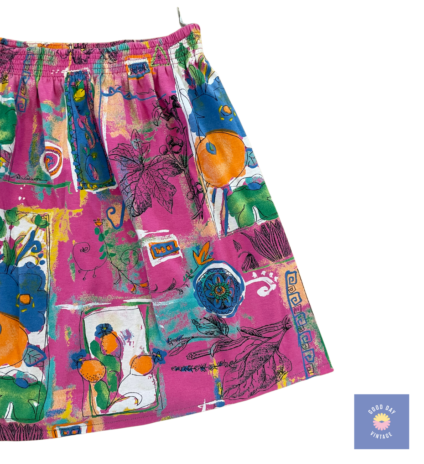 90's No Tags Mini Tennis Printed Skirt