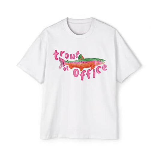 Trout of Office Premium Tee in White