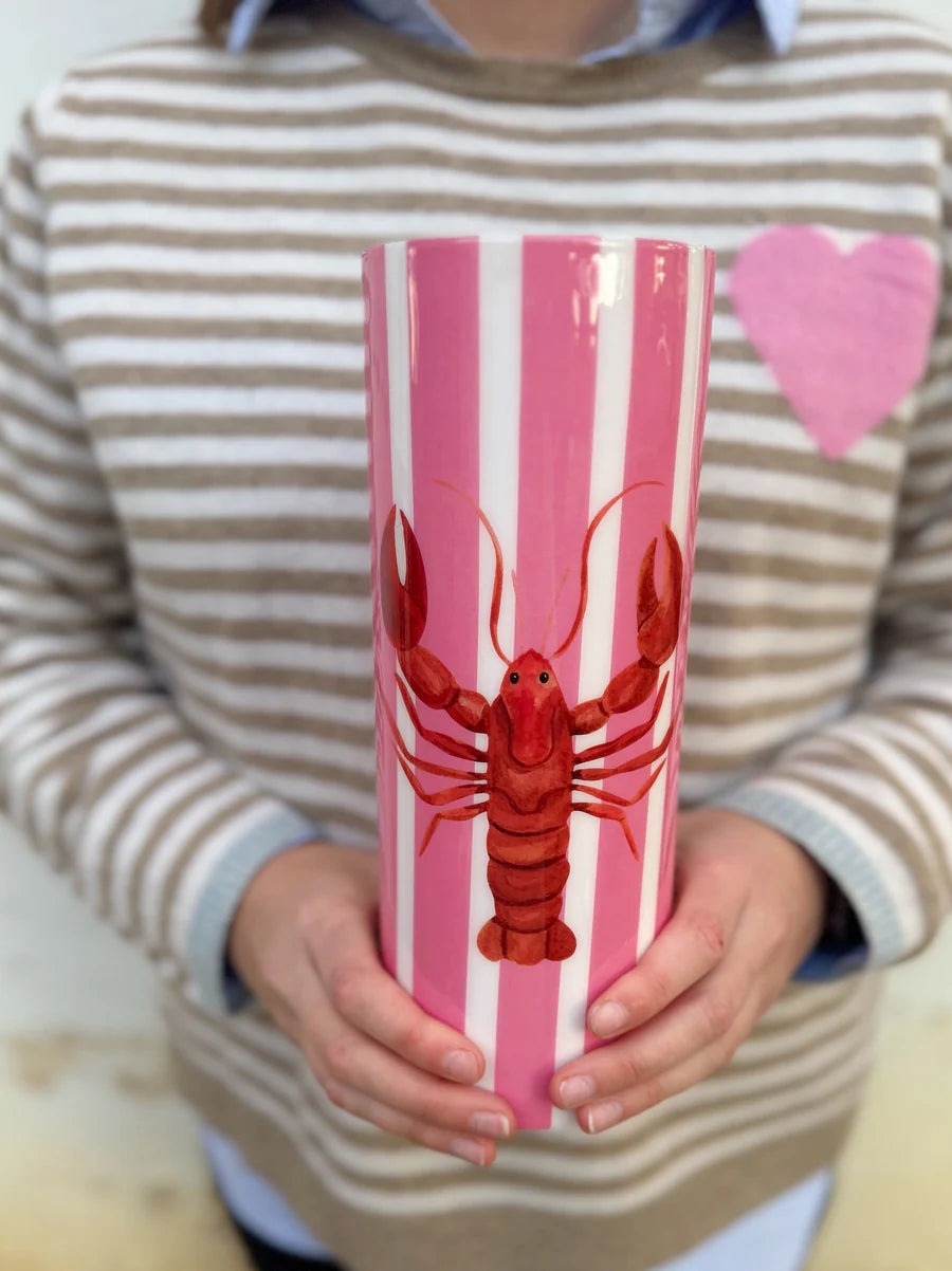 Pink Stripe Lobster Dish