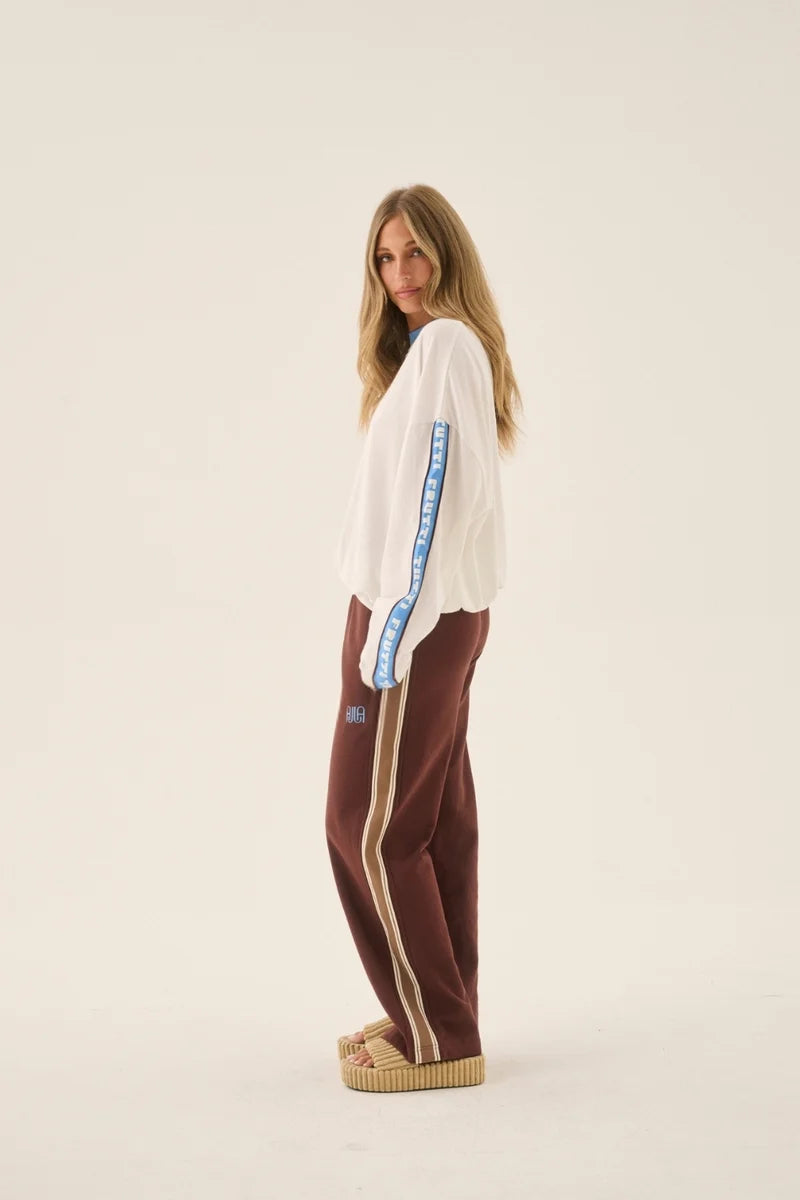 Frutti Oversized Long Sleeve Tee Snow