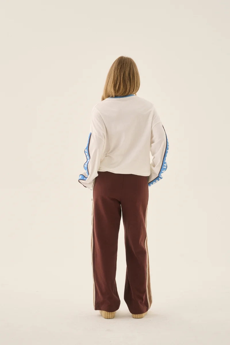Frutti Oversized Long Sleeve Tee Snow