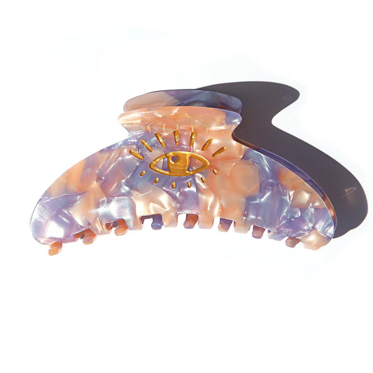 Lilac Pink Claw Clip