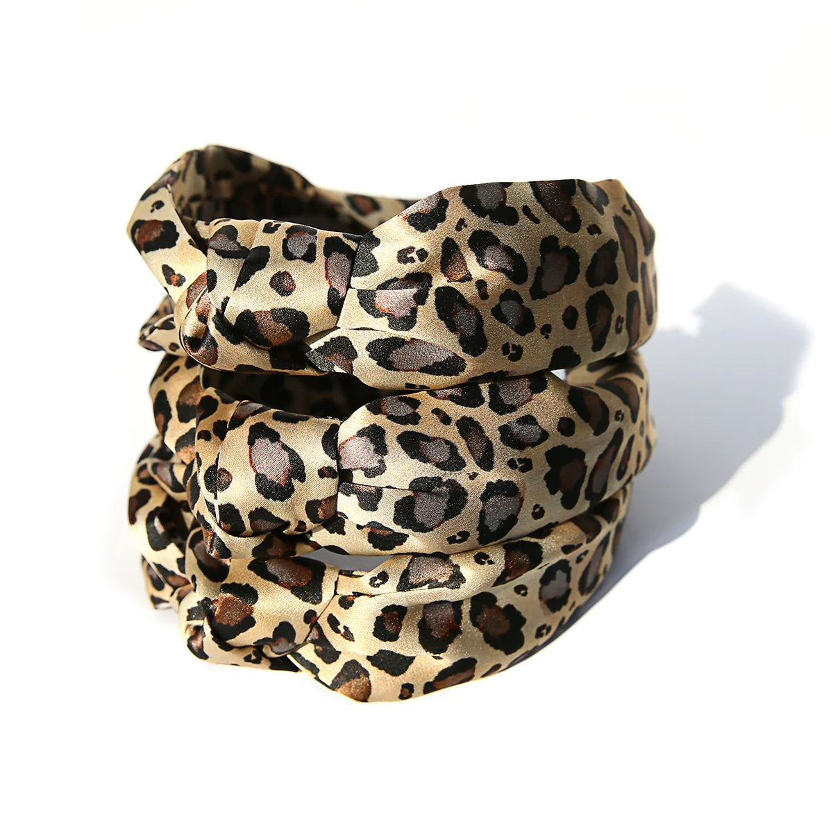 Leopard Silk Headband