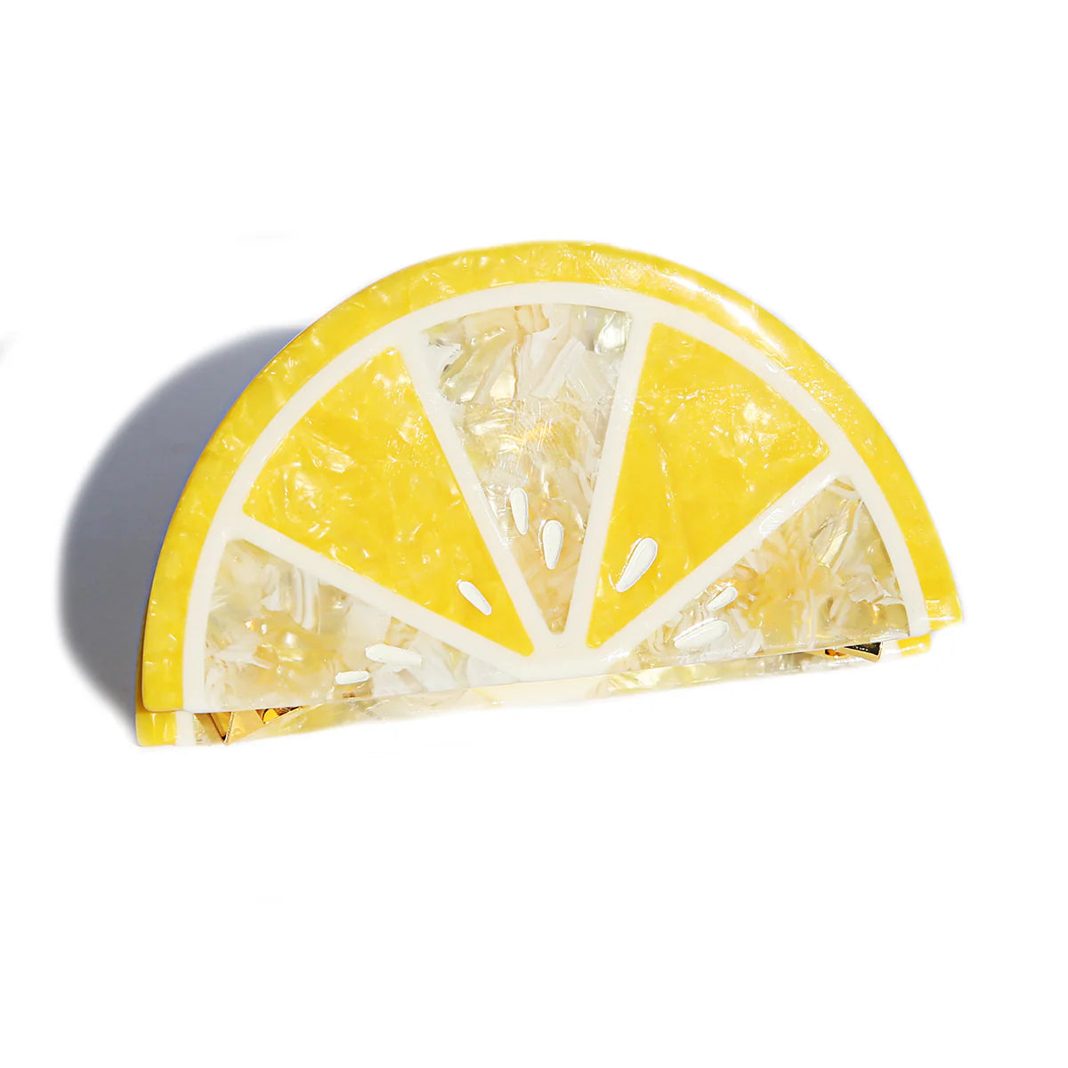 Lemon Wedge Claw Clip