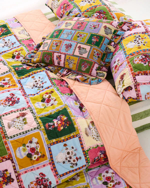 Kip & Co x Margaret Preston Margaret's Vase Frill Upholstery Cushion