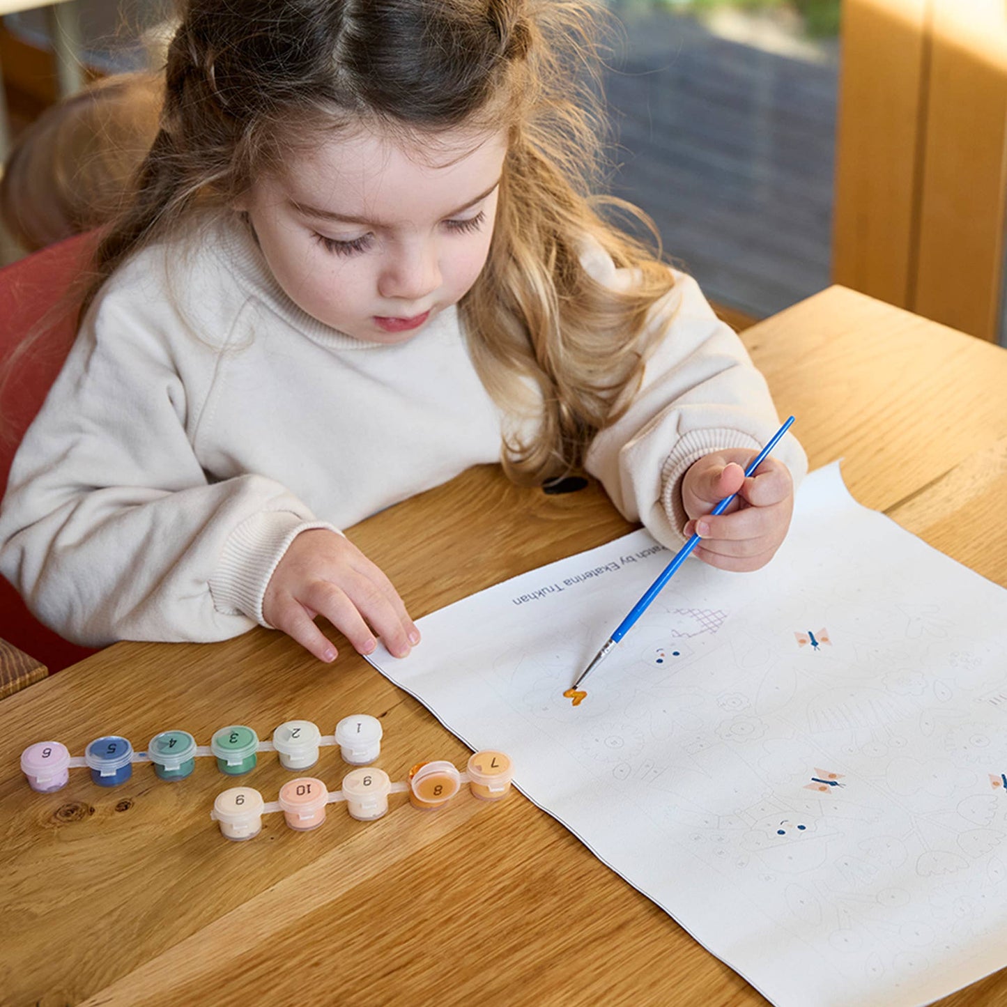 Kids Paint by Numbers - Flower Patch