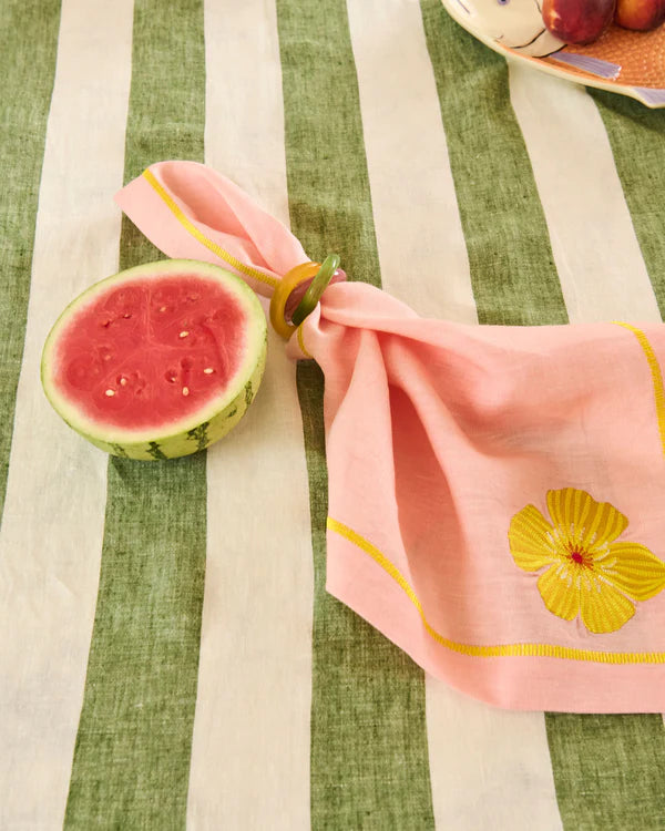 Bejewelled Trinity Napkin Rings Set