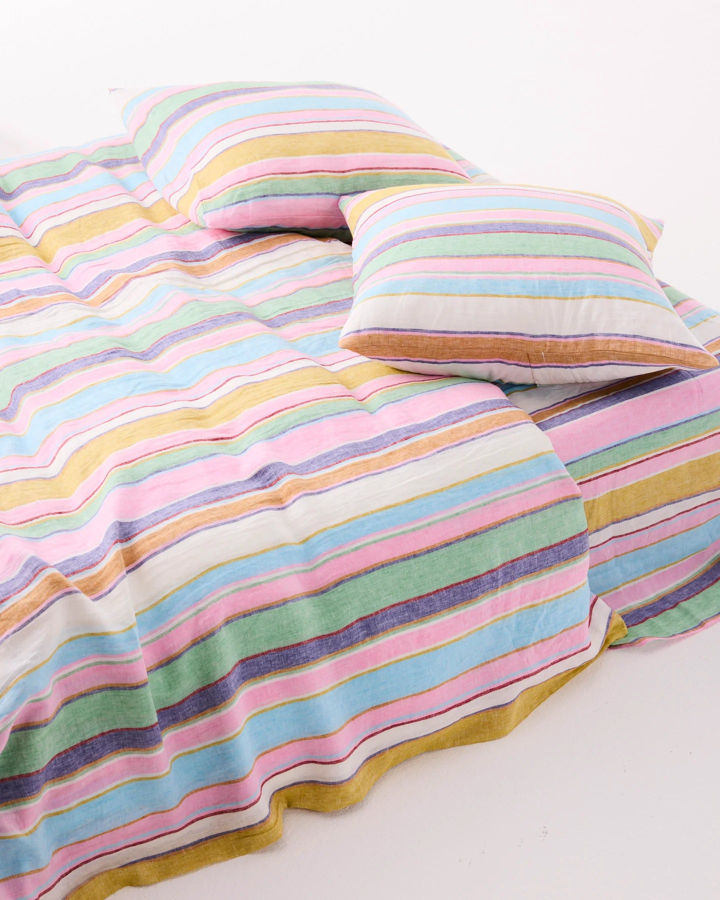 Tangier Days Linen Quilt Cover