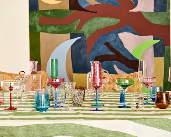 Blue Robin Margarita Glass 2 Piece Set