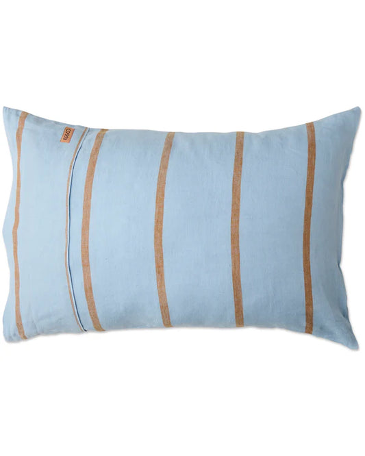 Como Stripe Linen Pillow Case Set