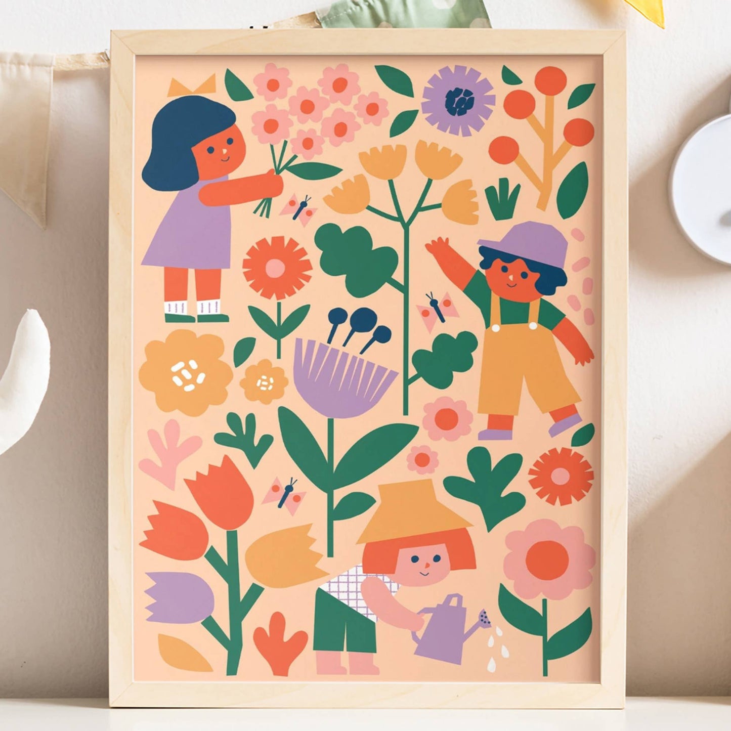 Kids Paint by Numbers - Flower Patch