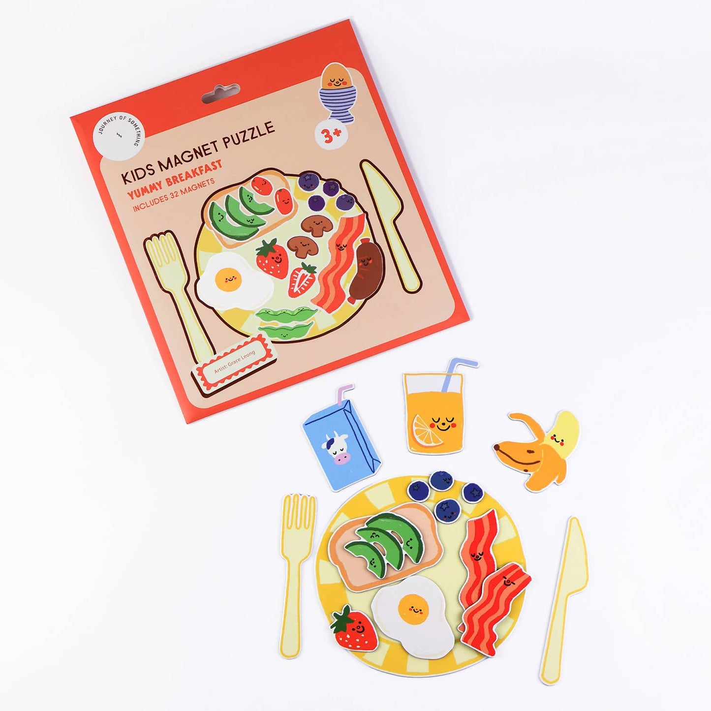 Kids Magnet Puzzle - Yummy Breakfast