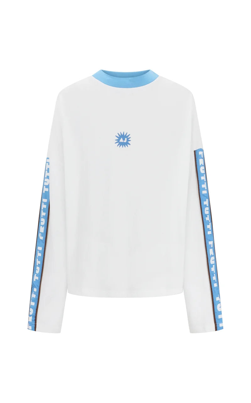 Frutti Oversized Long Sleeve Tee Snow