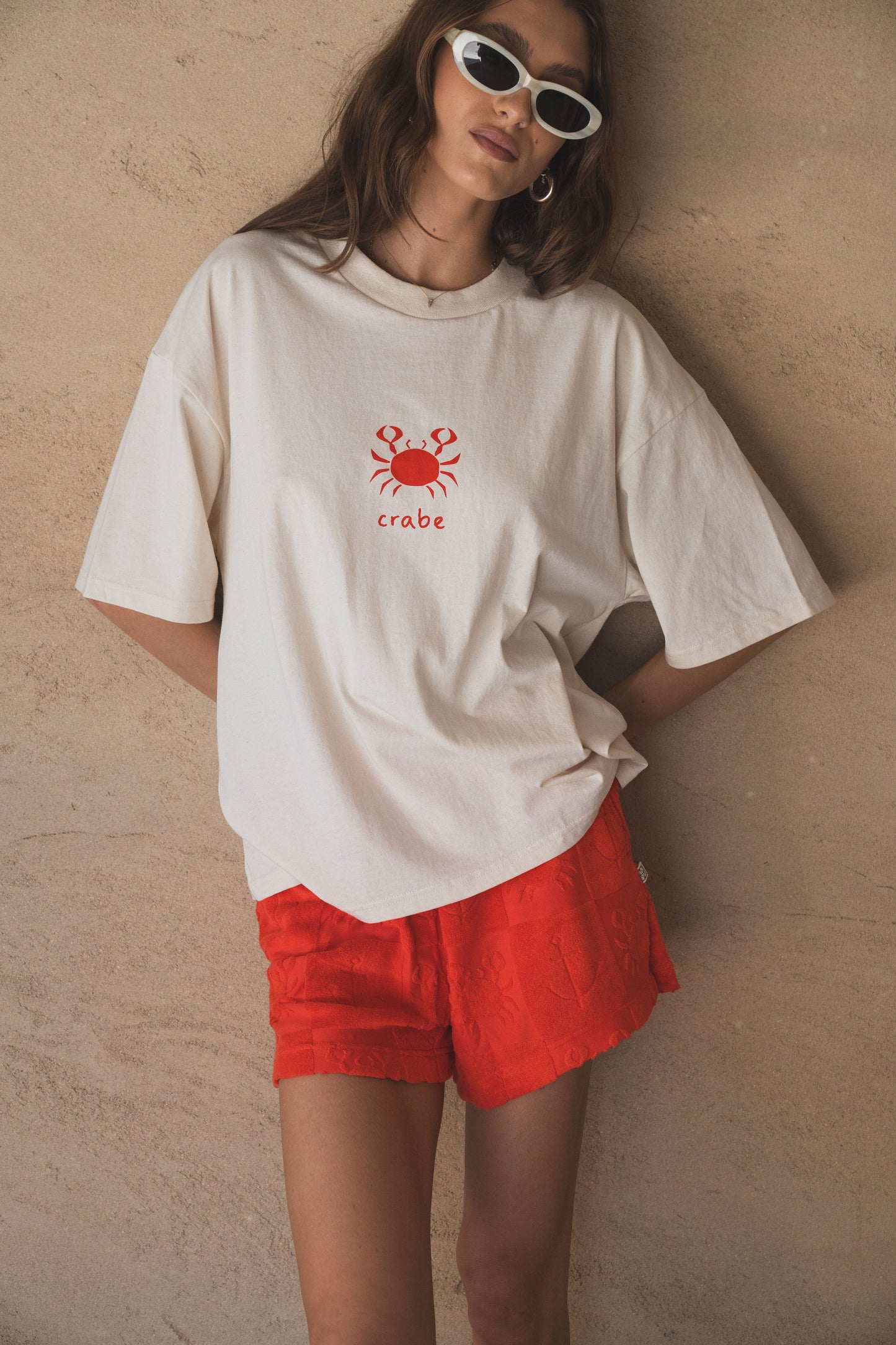 Crabe Tee in Natural